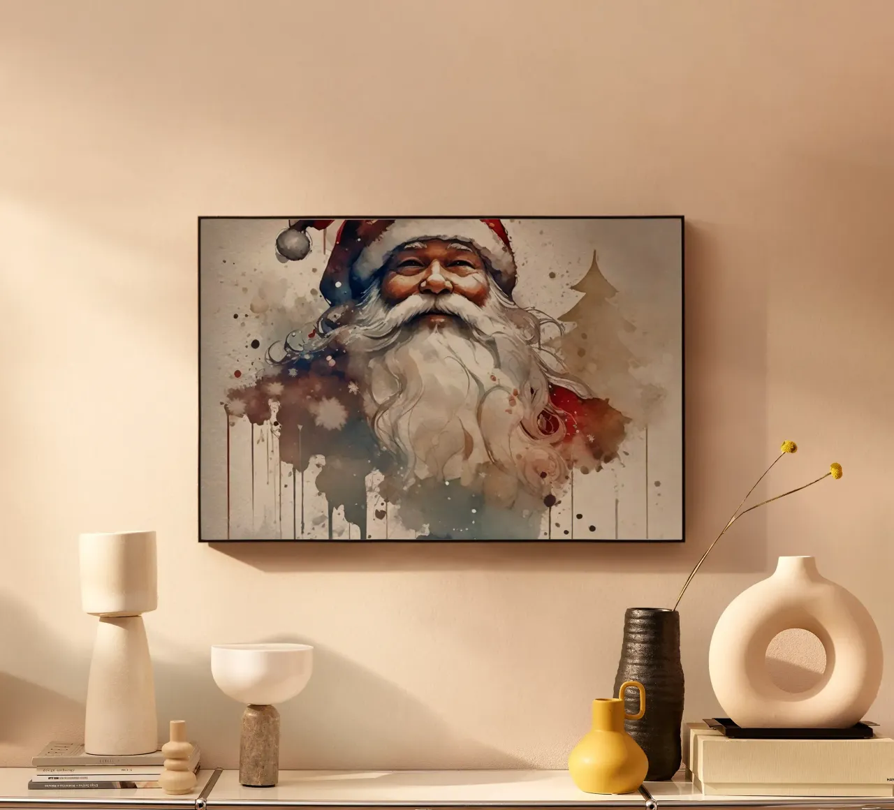 Babbo Natale alluminio dibond da ArtDesign by KBK