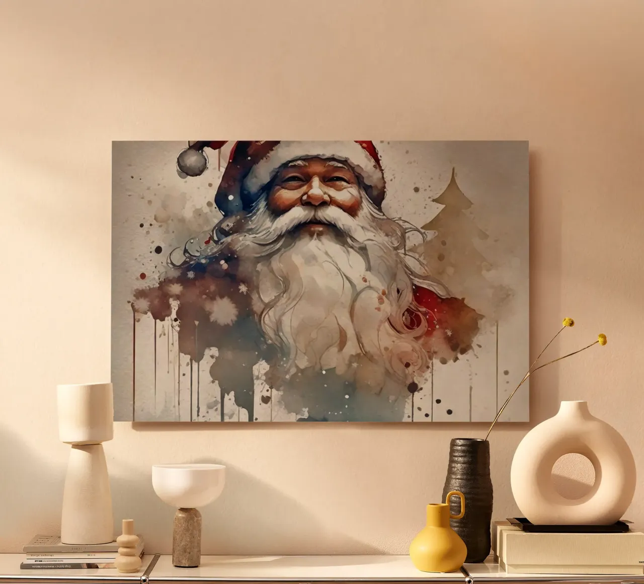 Babbo Natale alluminio dibond da ArtDesign by KBK