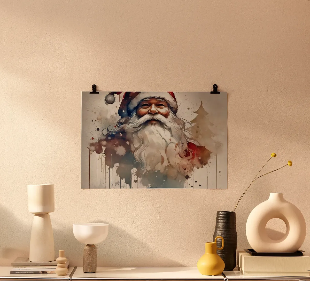 Babbo Natale carta hahnemühle da ArtDesign by KBK