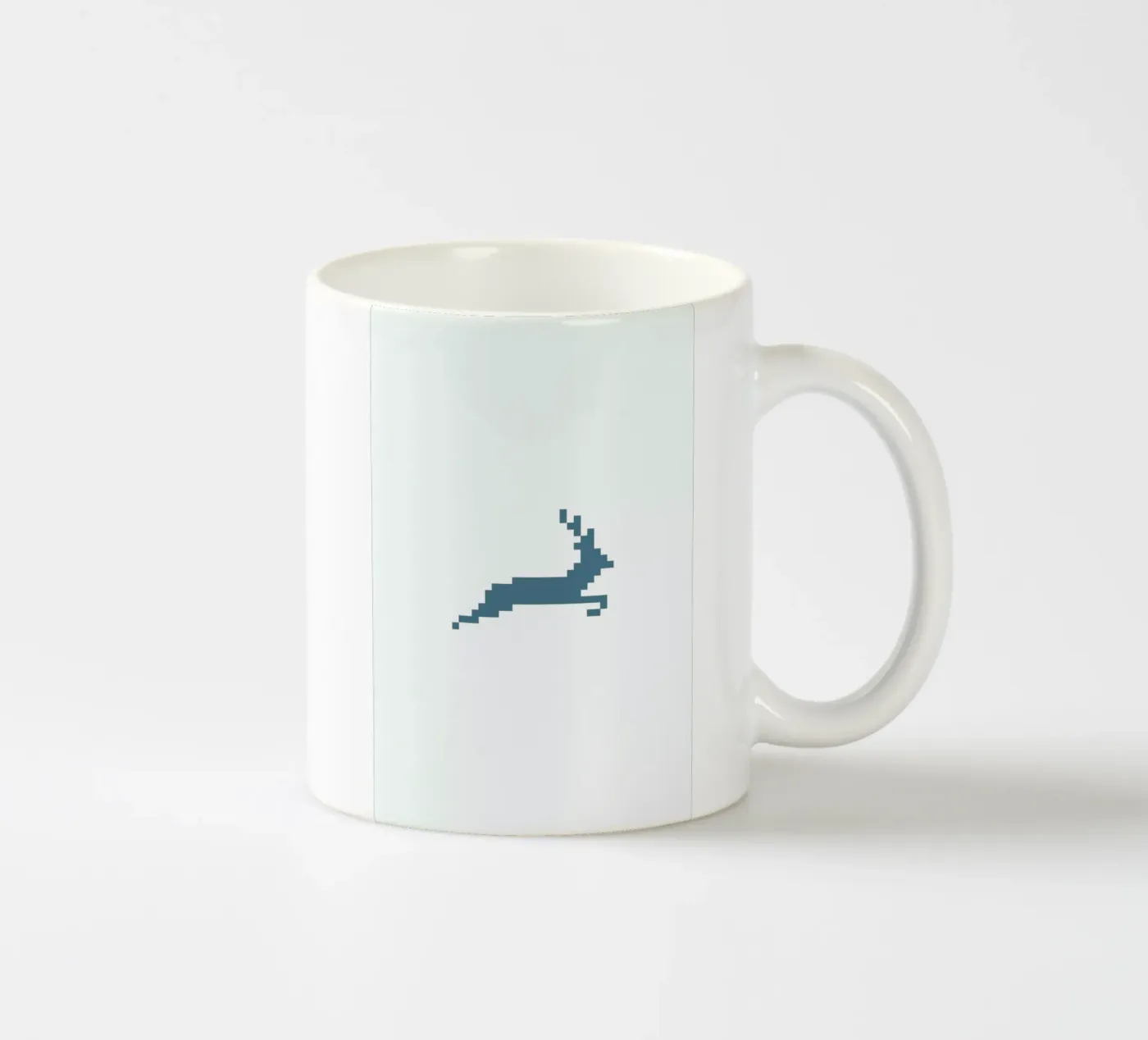 Pixel Stag ceramic mug by Studio One