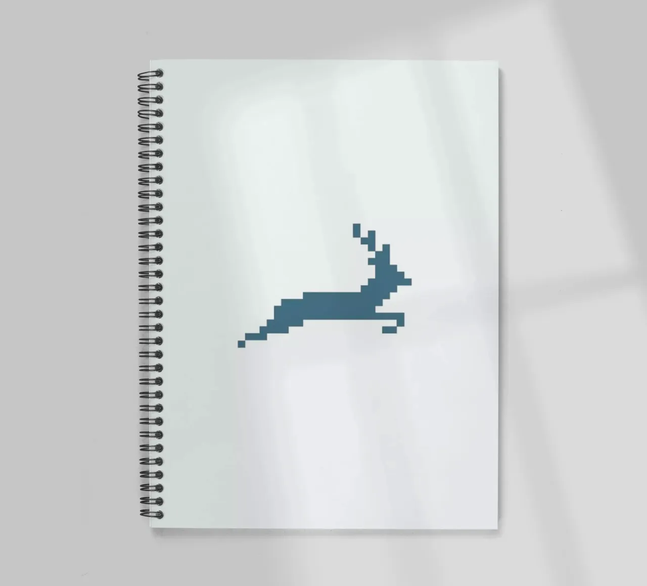 Pixel Stag spiral notebook by Studio One