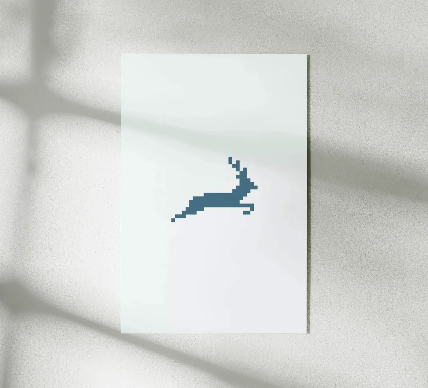 Pixel Stag acryl van Studio One