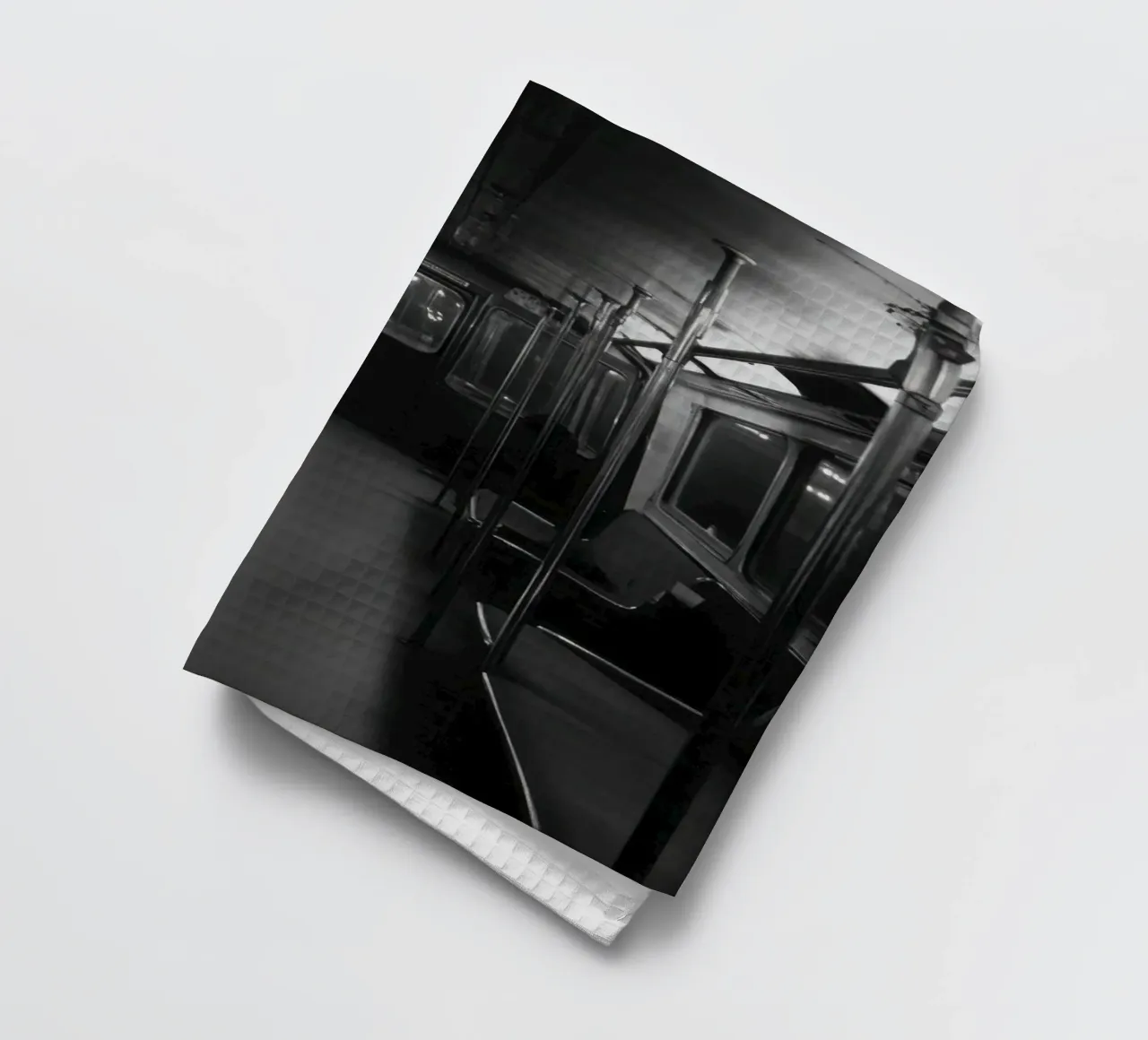 Solitude dans le métro torchon de Black & White