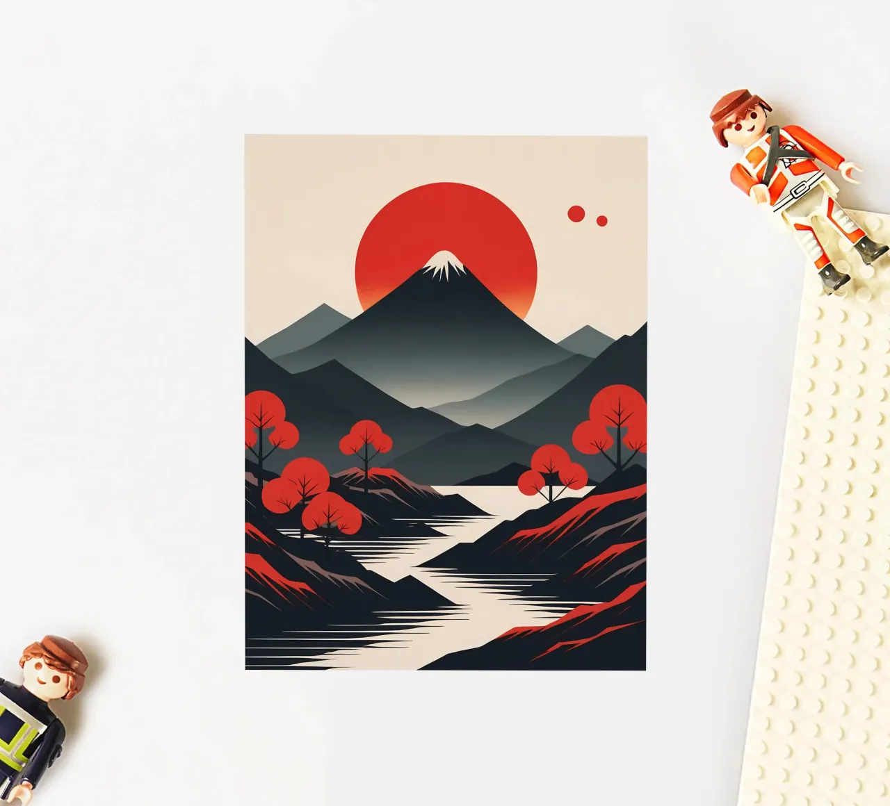 Serene Summit sticker by Artistic-shop