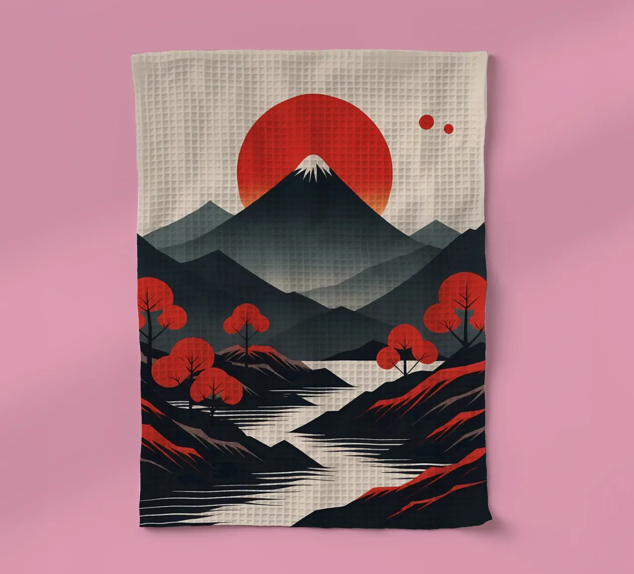 Serene Summit Geschirrtuch von Artistic-shop