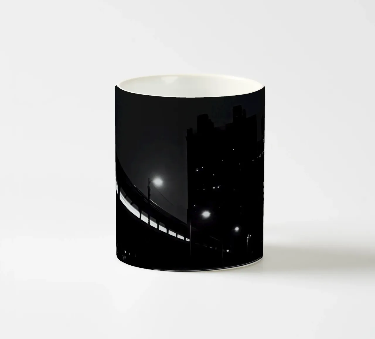 Notte urbana tazza in ceramica da Black & White