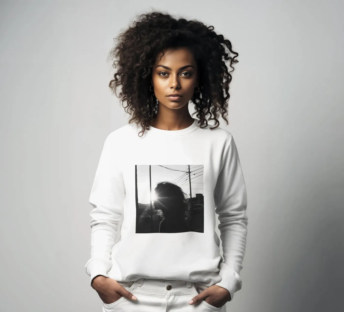 Luce felpa da Black & White