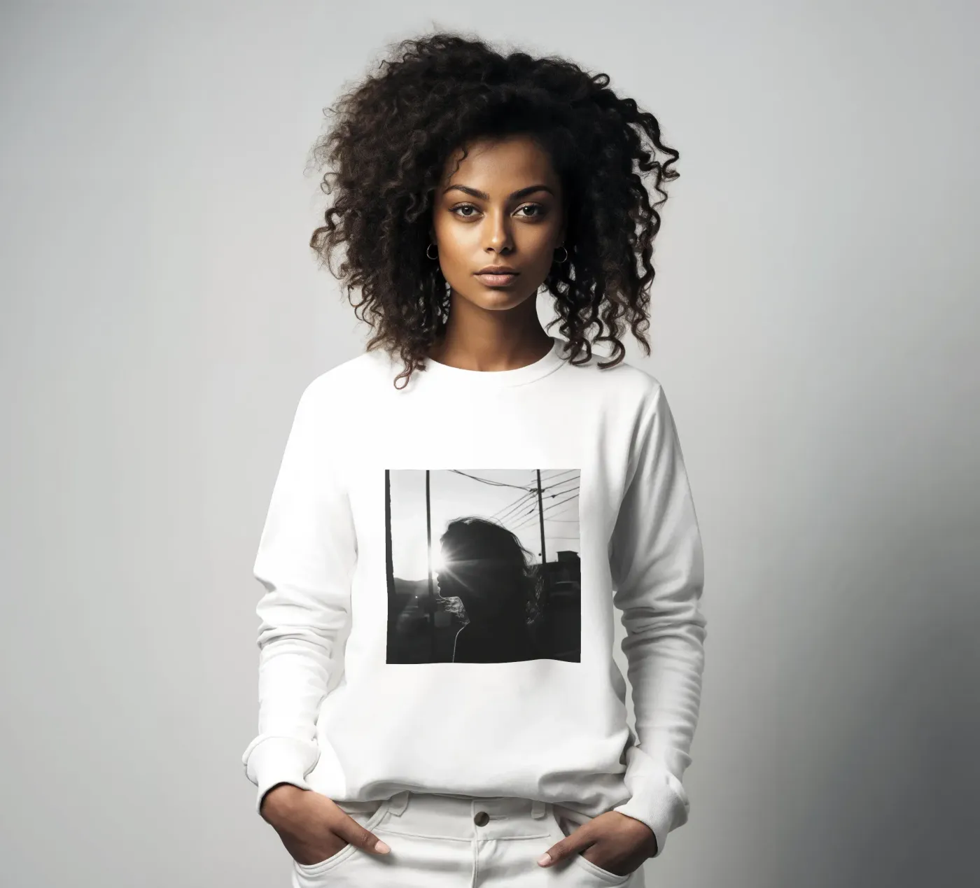 Luce felpa da Black & White