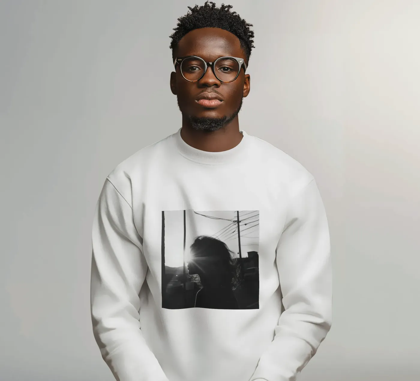 Luce felpa da Black & White