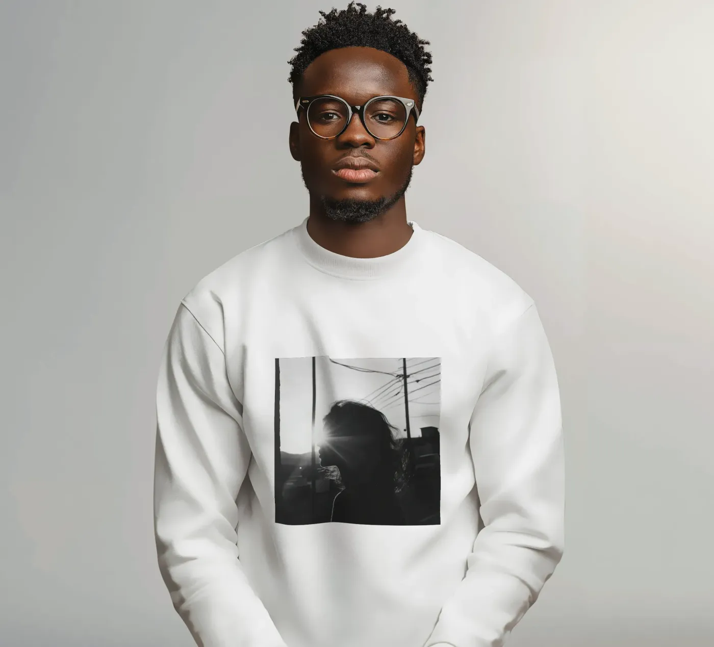 Luce felpa da Black & White