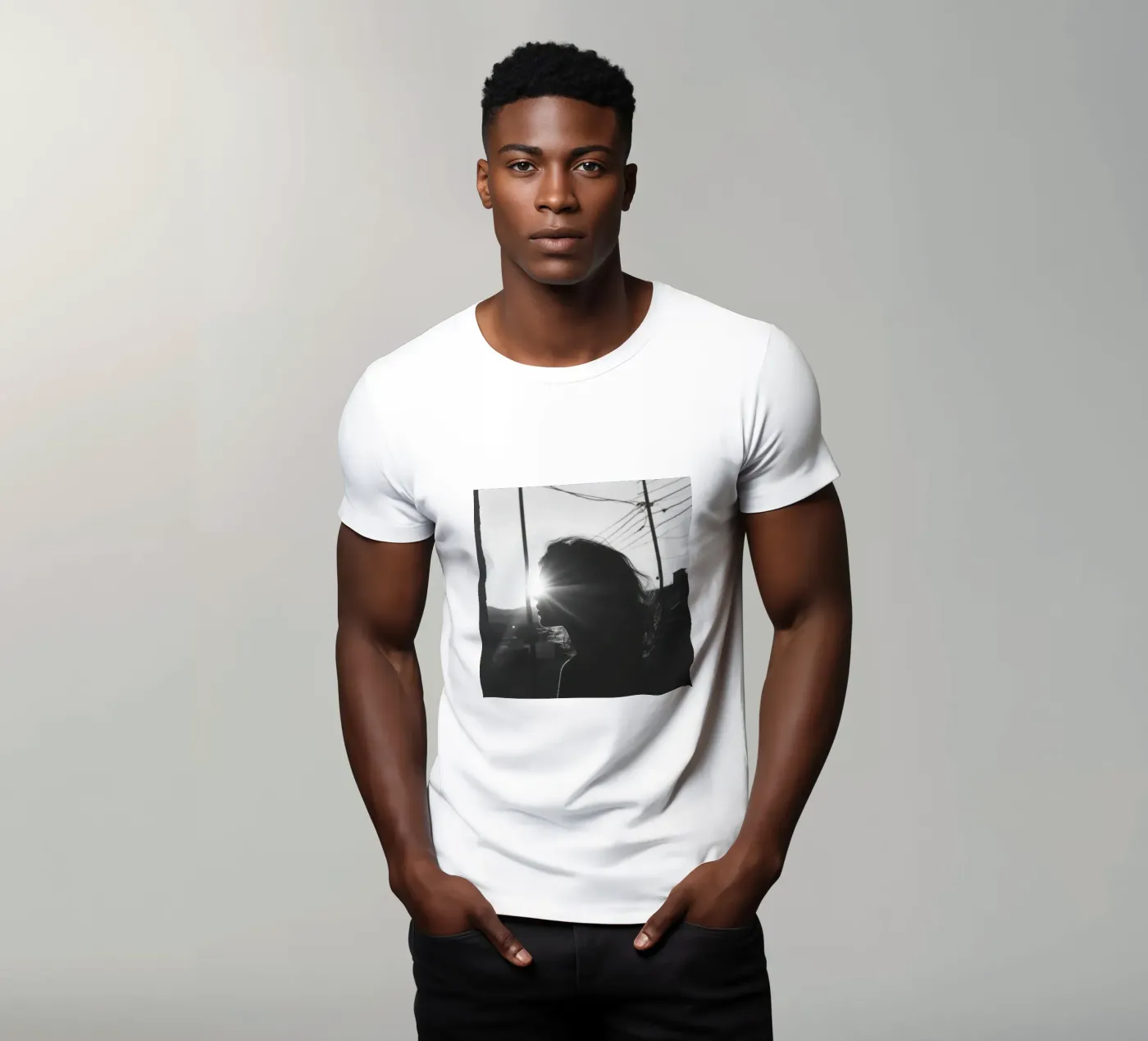 Luce t-shirt da Black & White