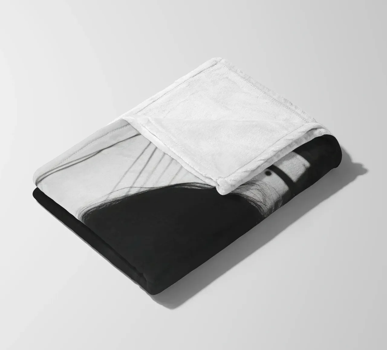 Licht Fleecedecke von Black & White