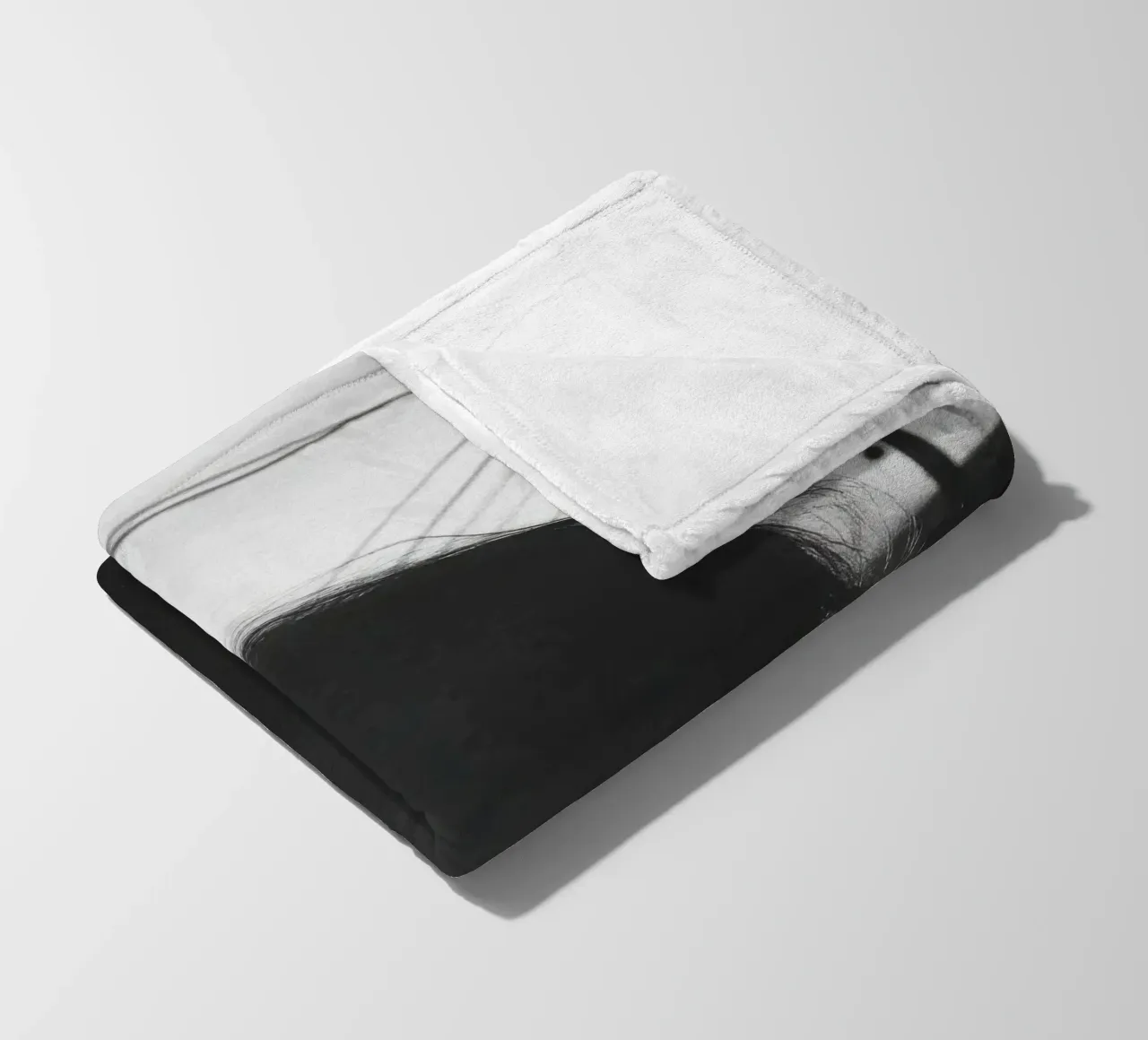 Licht Fleecedecke von Black & White