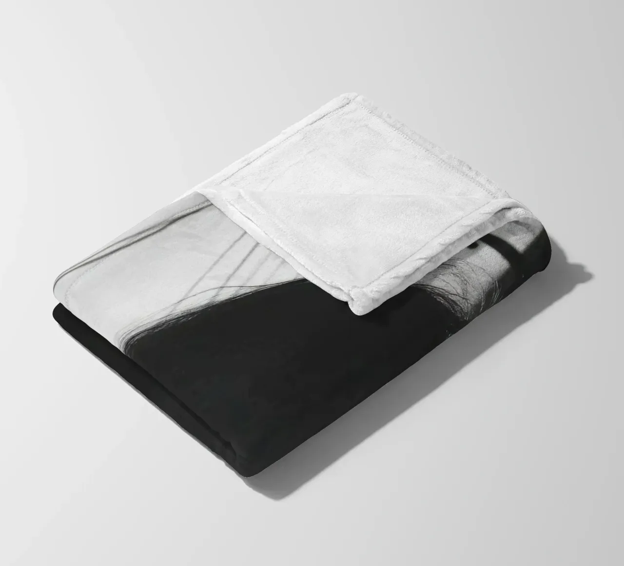 Licht Fleecedecke von Black & White