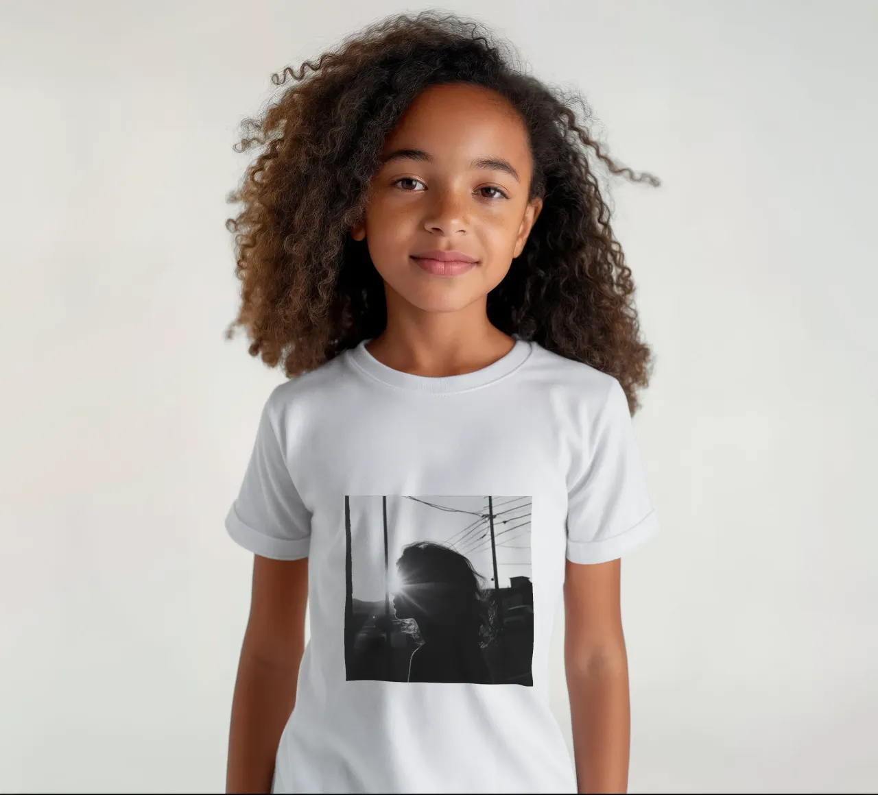 Luce t-shirt bambini da Black & White