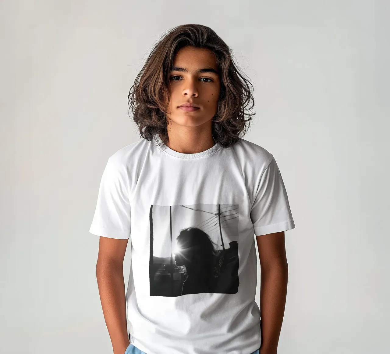 Luce t-shirt bambini da Black & White