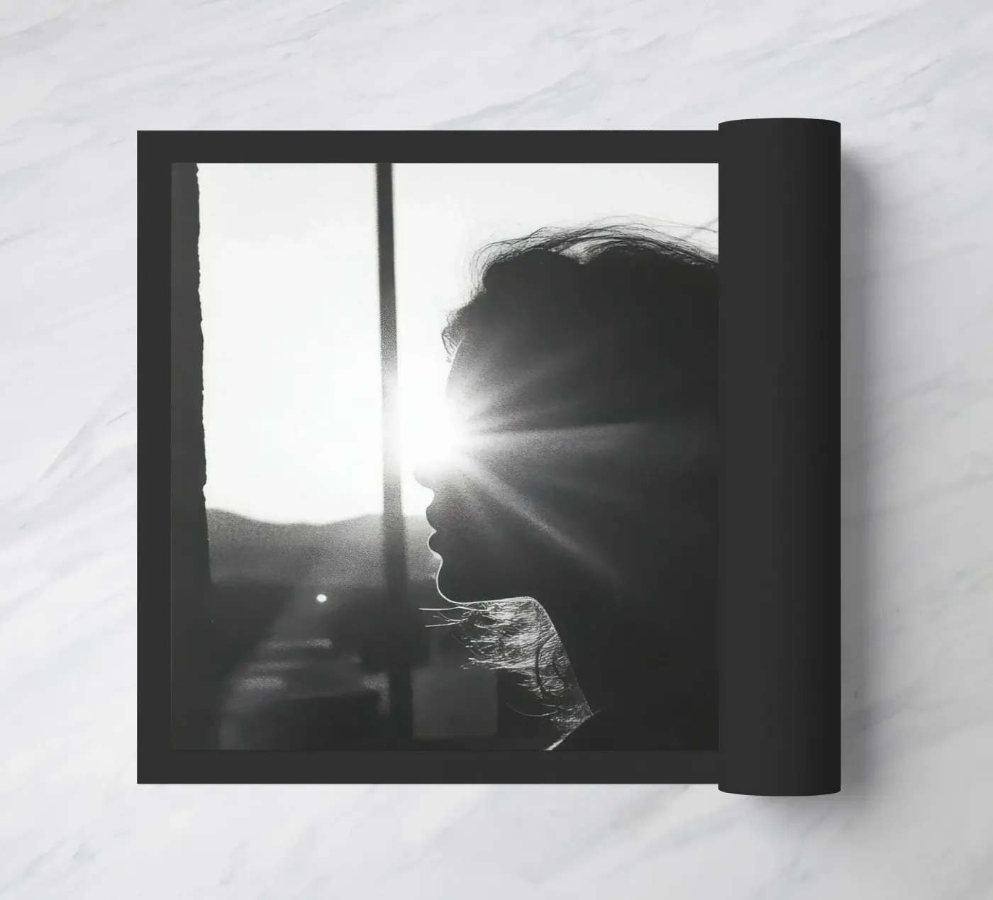 Light doormat by Black & White