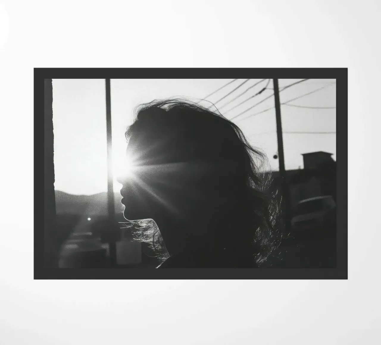 Light doormat by Black & White