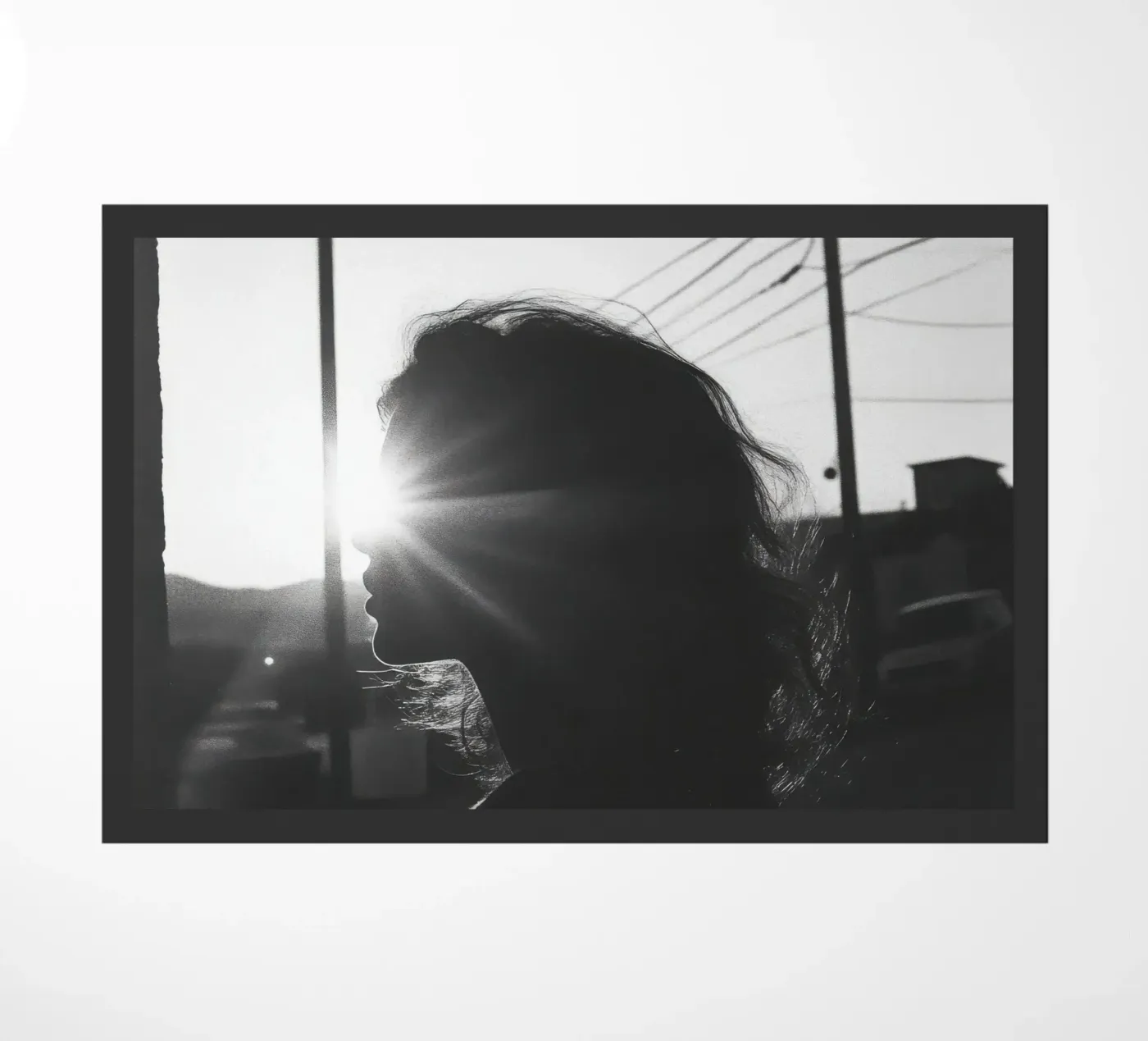 Light doormat by Black & White