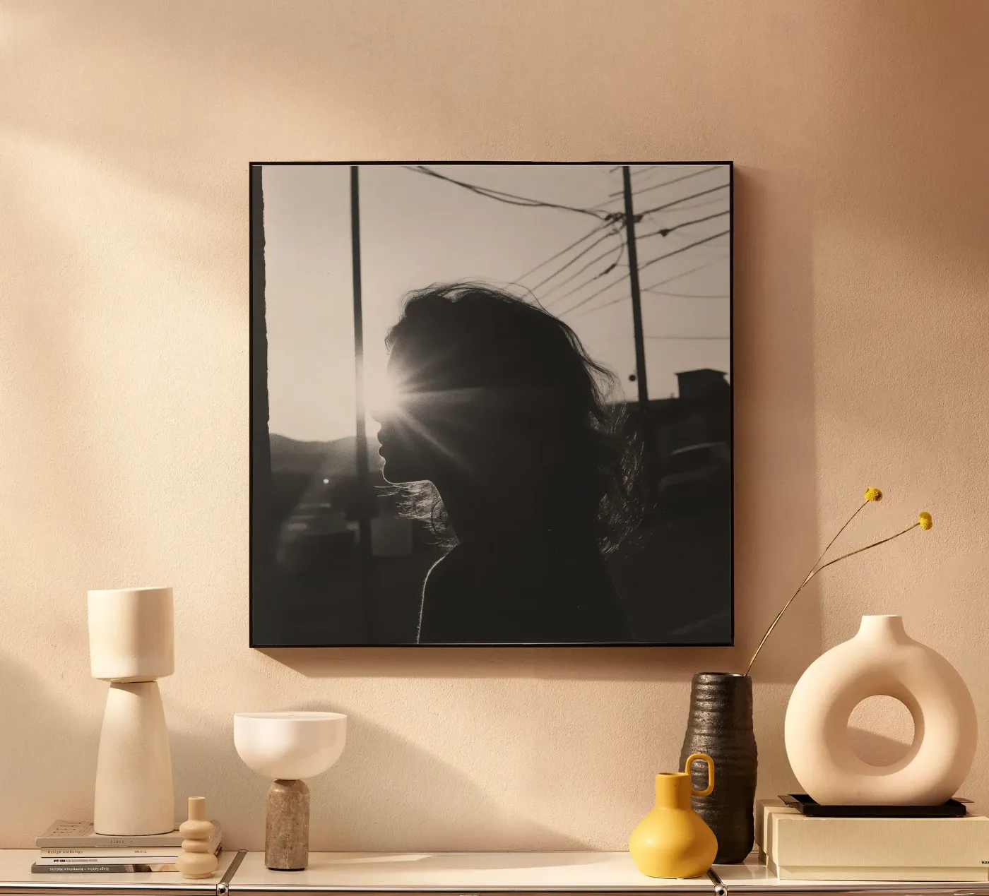 Luce plexiglass da Black & White