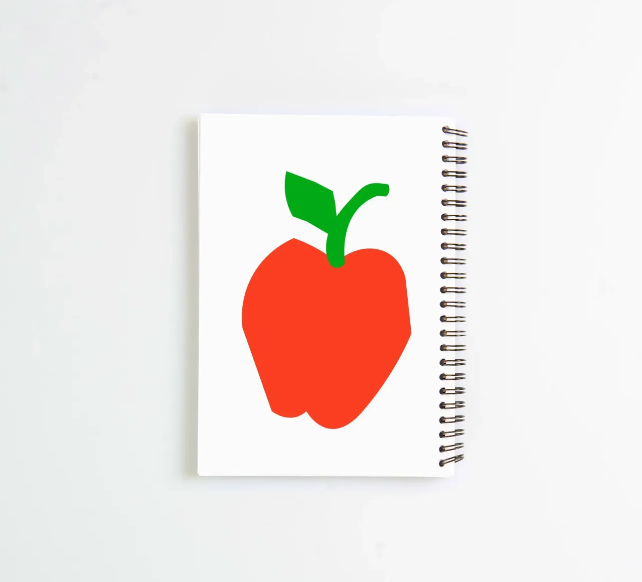 Red Apple spiral notebook by ramosashop