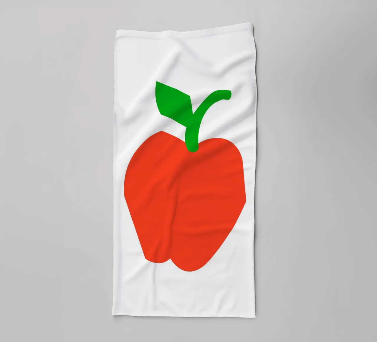 Red Apple asciugamano da bagno da ramosashop