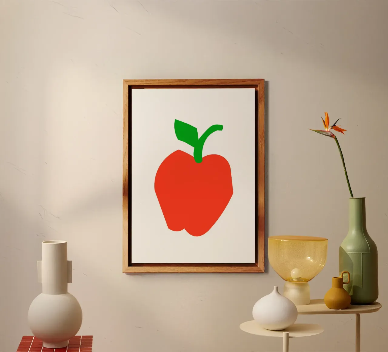 Red Apple alluminio dibond da ramosashop