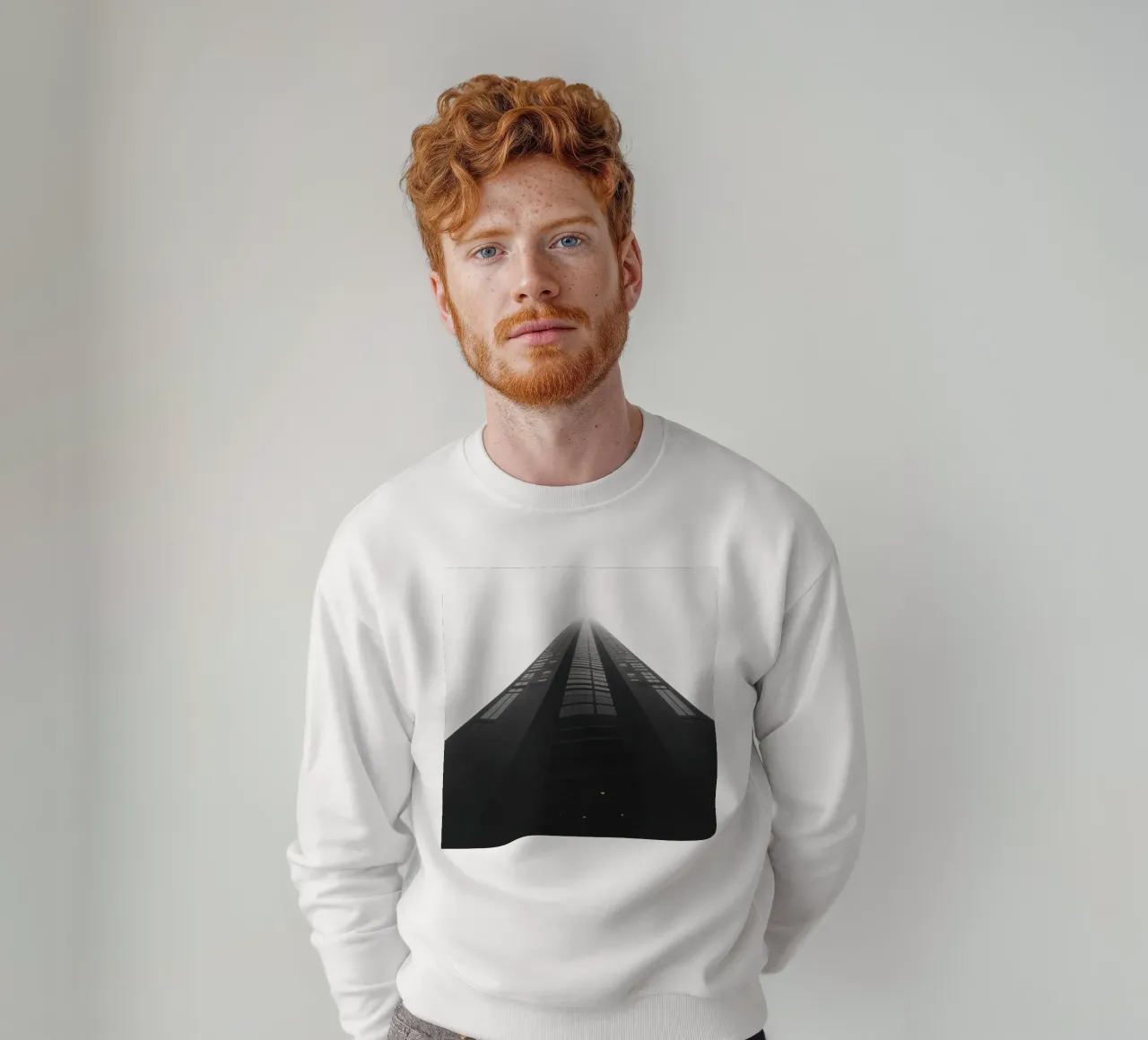 Prospettiva felpa da Black & White