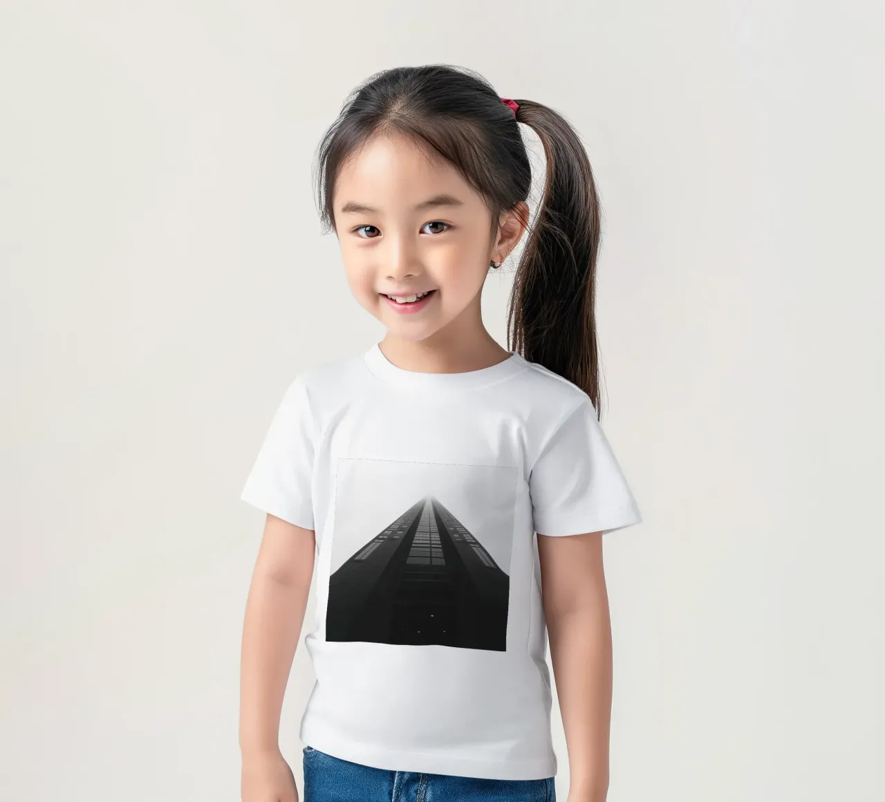Perspective kinder t-shirt van Black & White