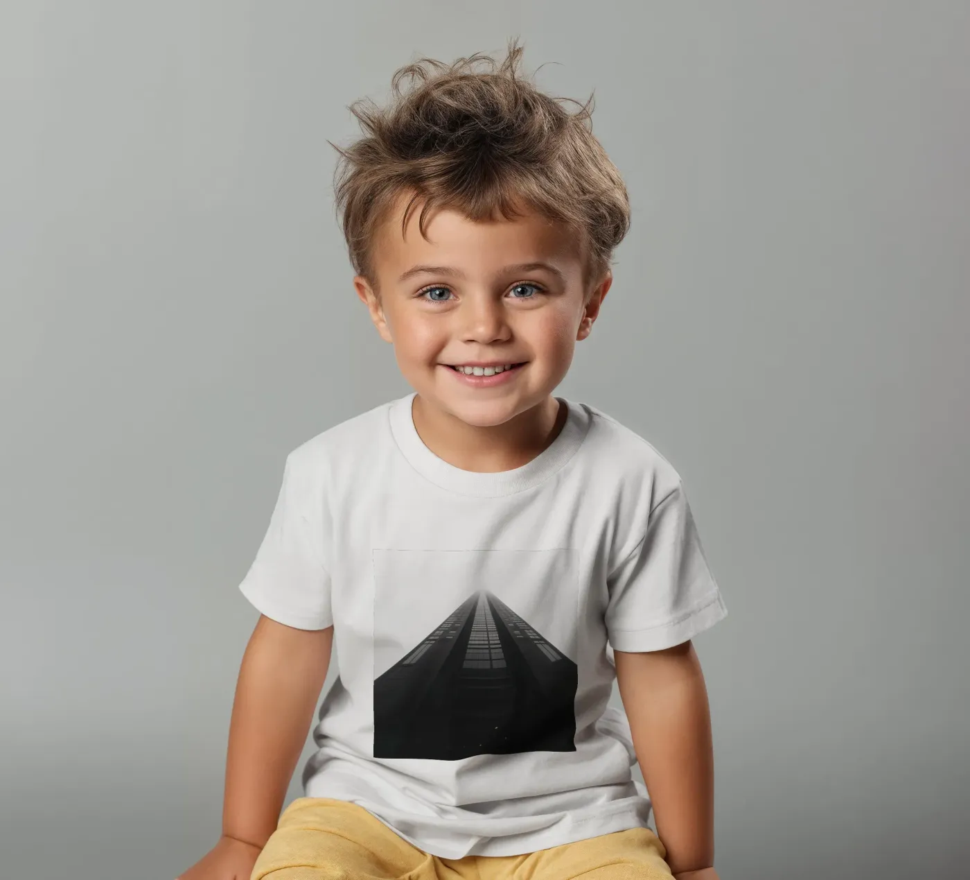 Perspective kids t-shirt by Black & White
