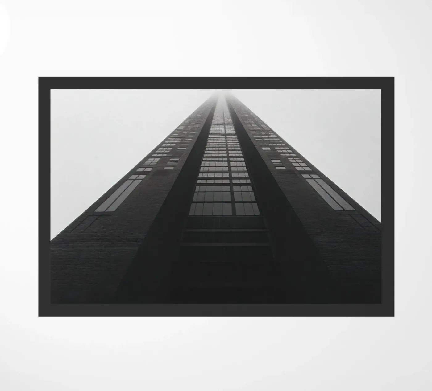 Perspective Fußmatte von Black & White