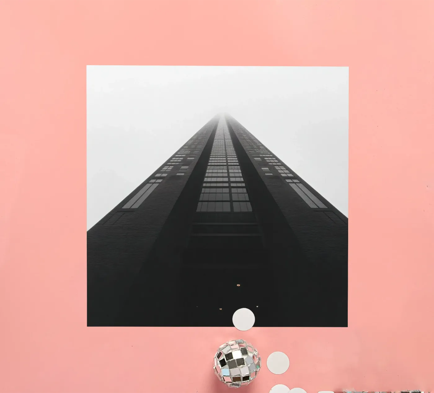 Perspectief sticker van Black & White