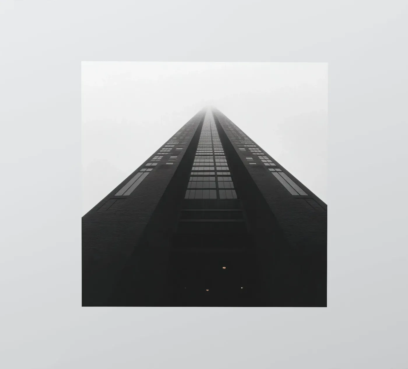 Perspectief sticker van Black & White