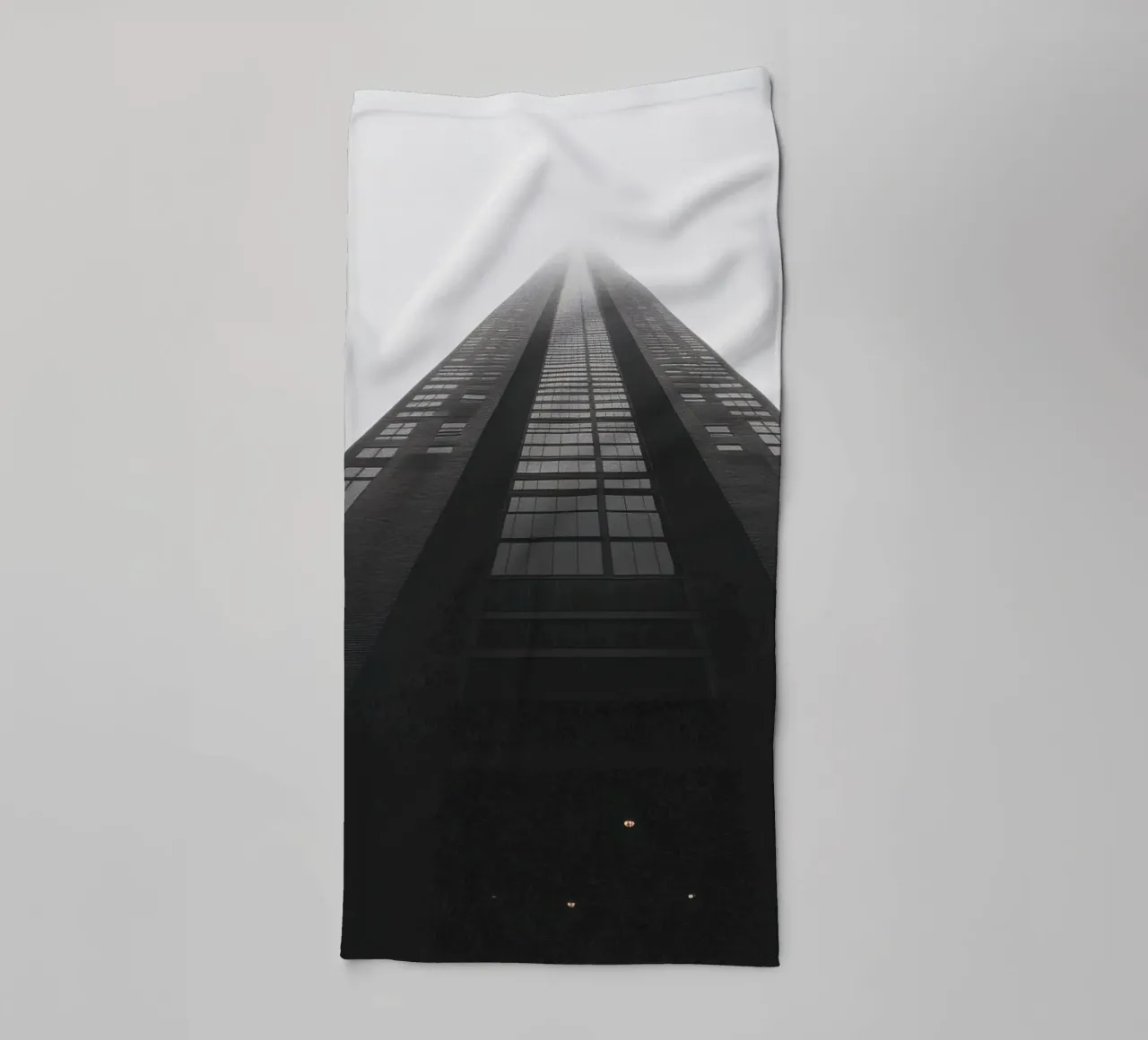 Perspective badhanddoek van Black & White