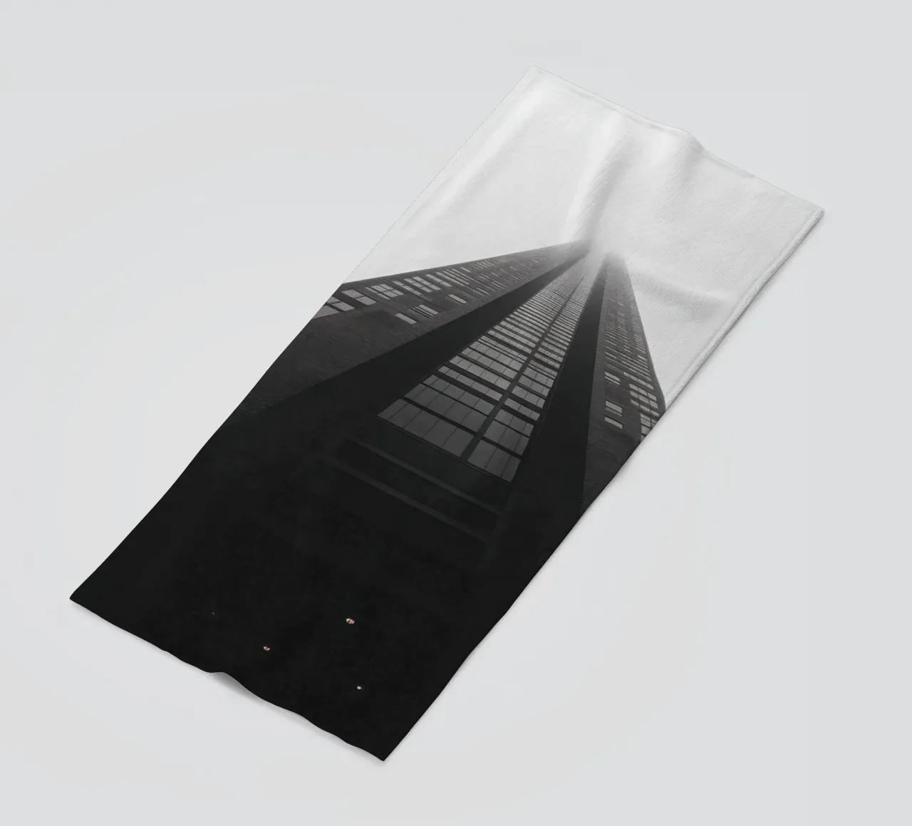 Perspective strandhanddoek van Black & White