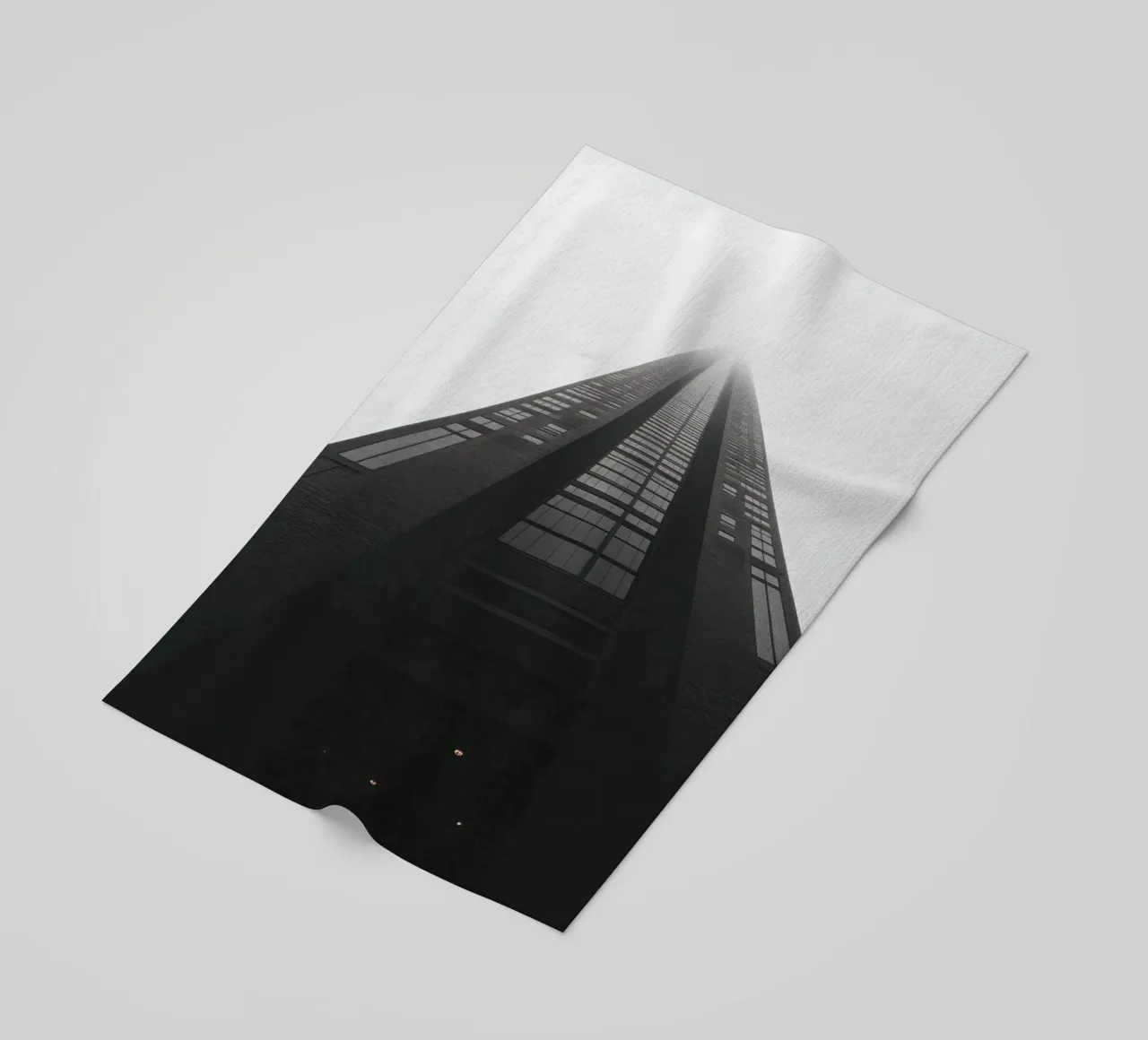 Perspective strandhanddoek van Black & White