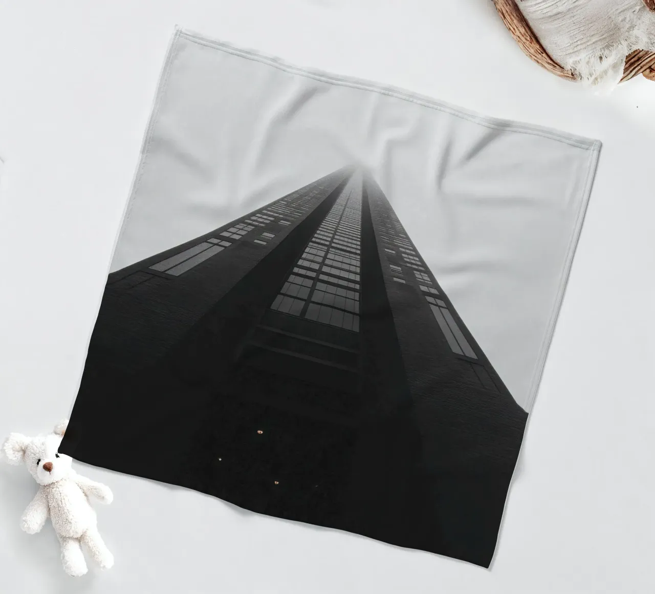 Perspective Fleecedecke von Black & White