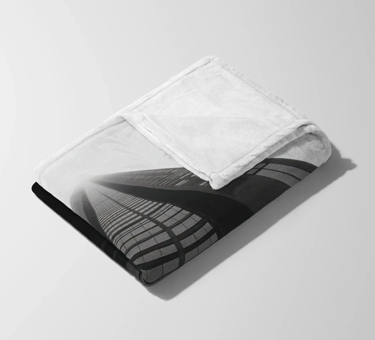 Perspective Fleecedecke von Black & White