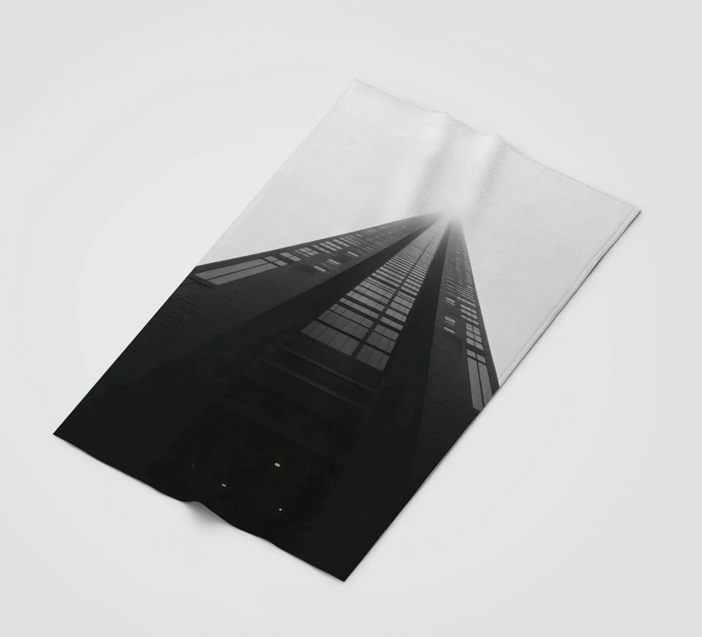 Perspective Fleecedecke von Black & White