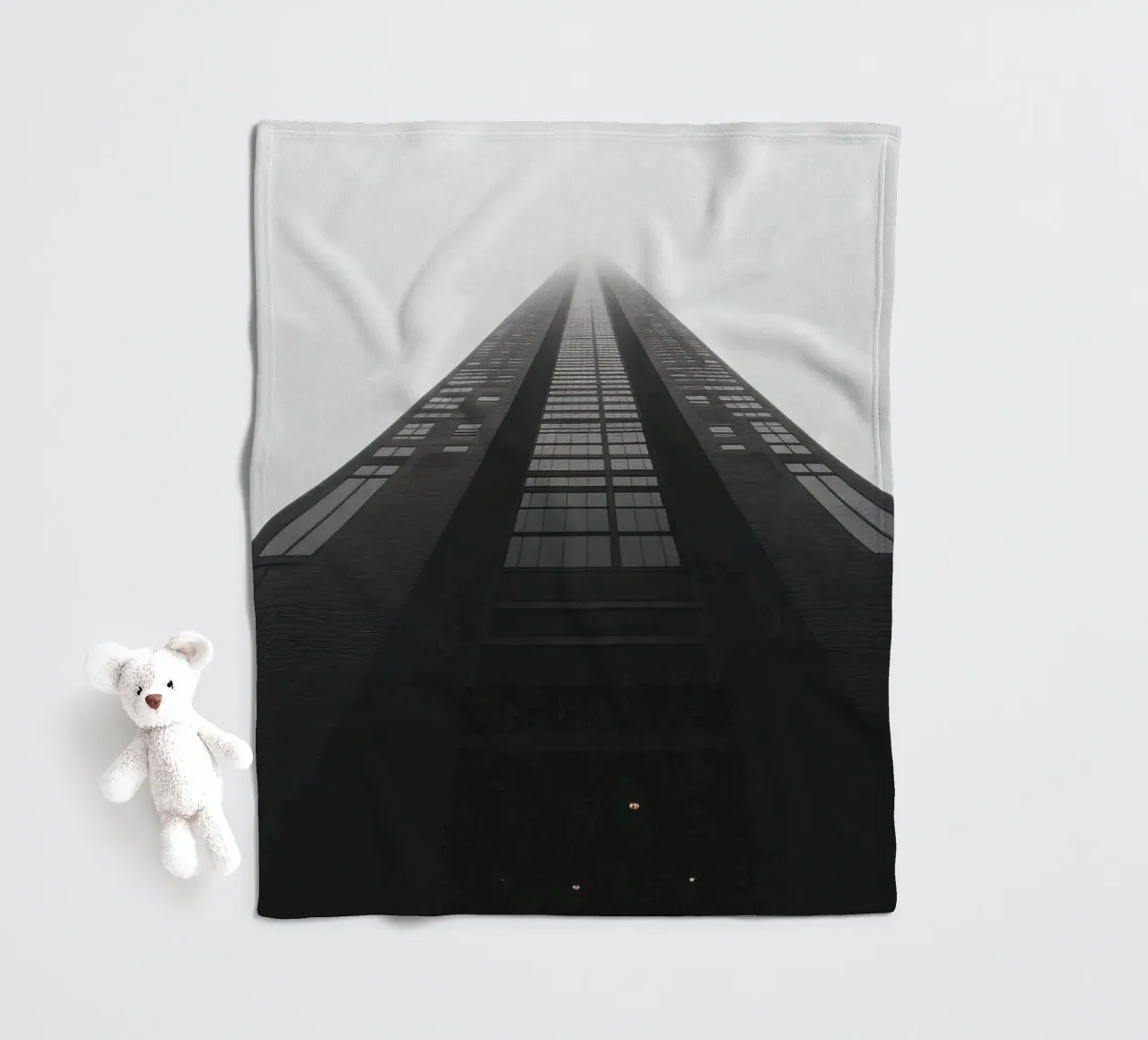 Perspective Fleecedecke von Black & White