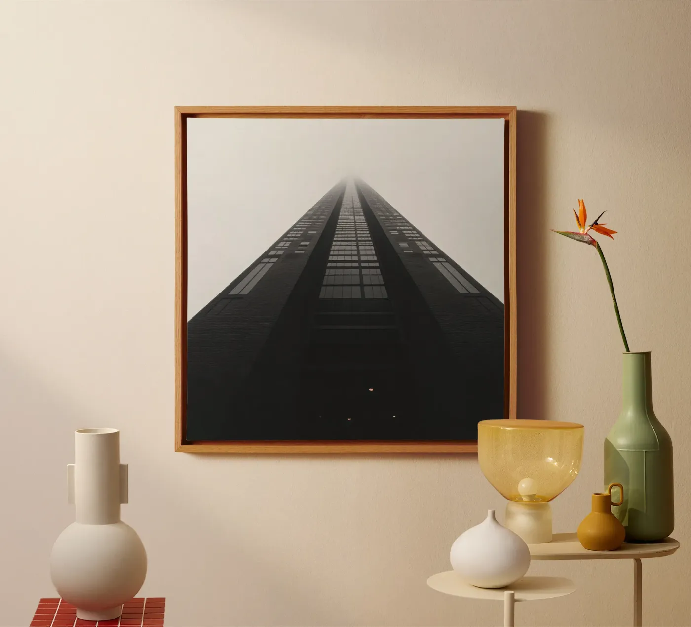 Perspectief canvas van Black & White