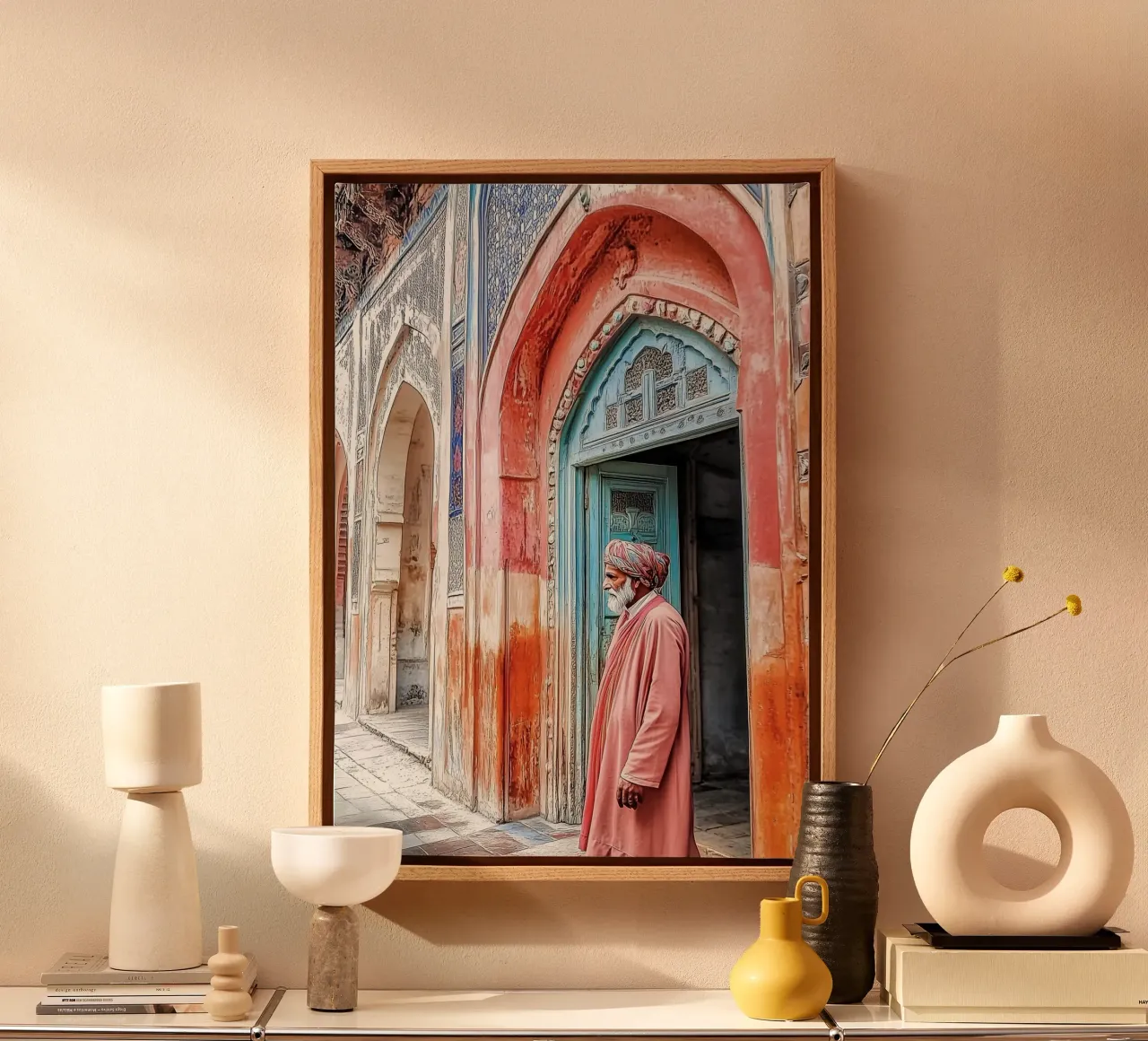 Anelito arabo - Collezione Marrakesh tela con Cornice a cassetta da Conde Arte