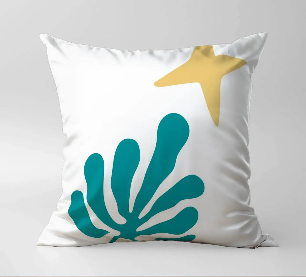 abstract leaf cuscino da ramosashop