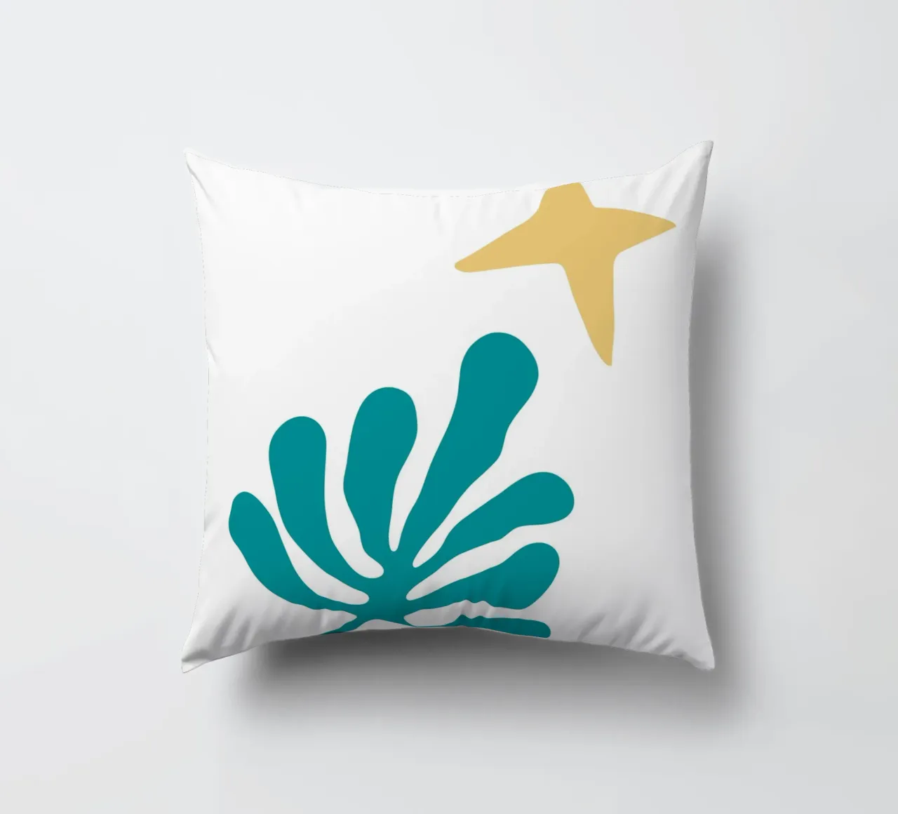 abstract leaf cuscino da ramosashop