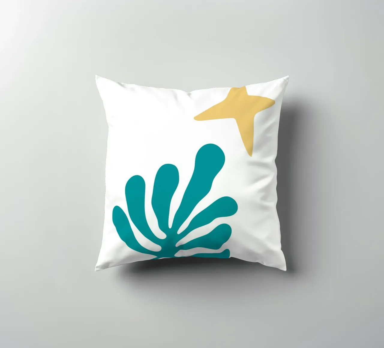 abstract leaf cuscino da ramosashop