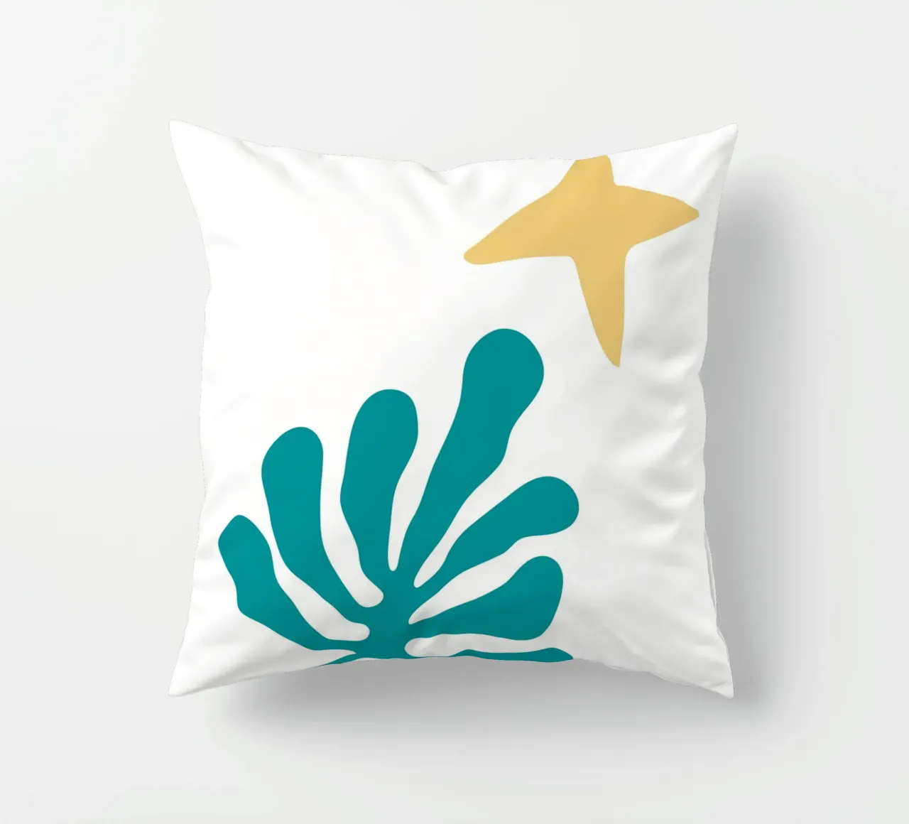 abstract leaf cuscino da ramosashop