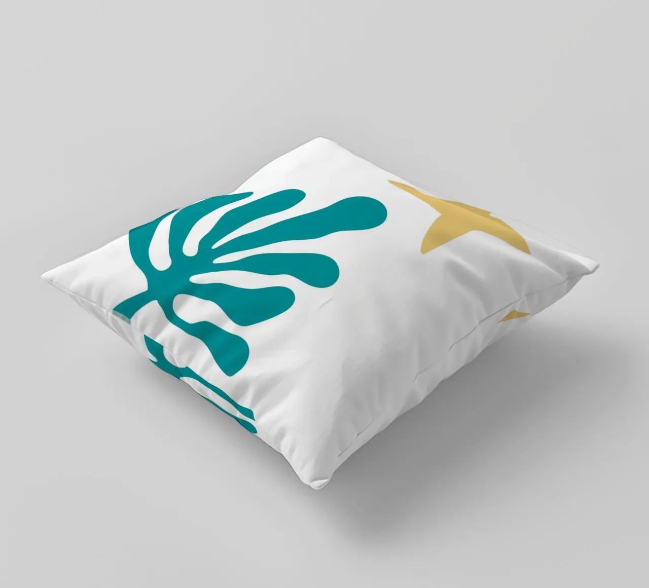 abstract leaf cuscino da ramosashop