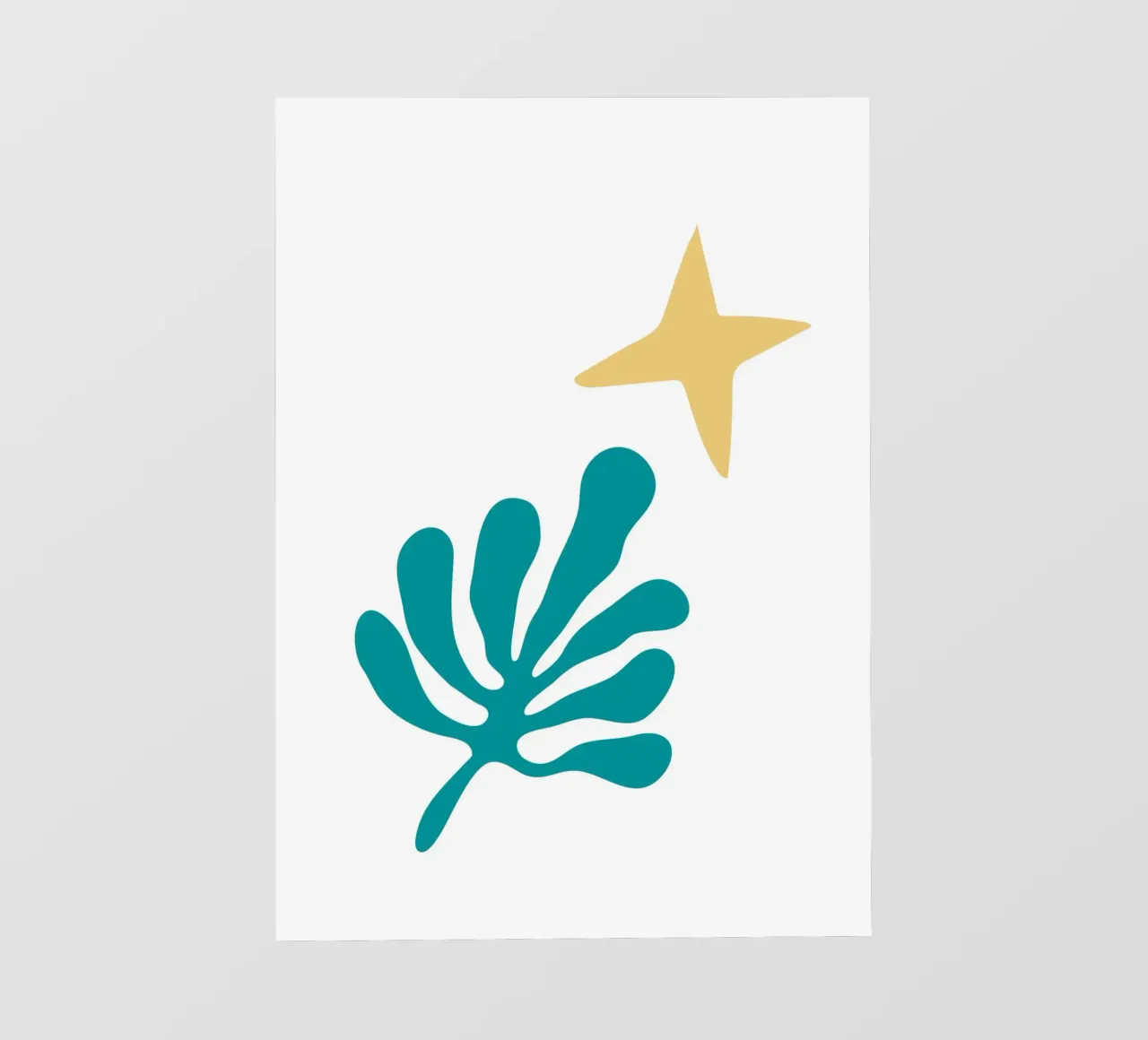 abstract leaf telo in pvc da ramosashop