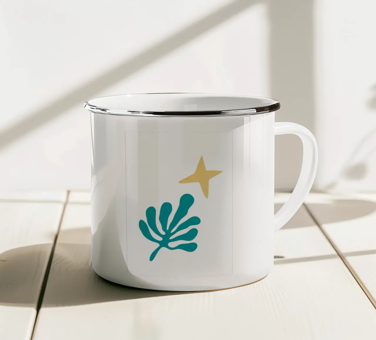 abstract leaf tazza in smalto da ramosashop