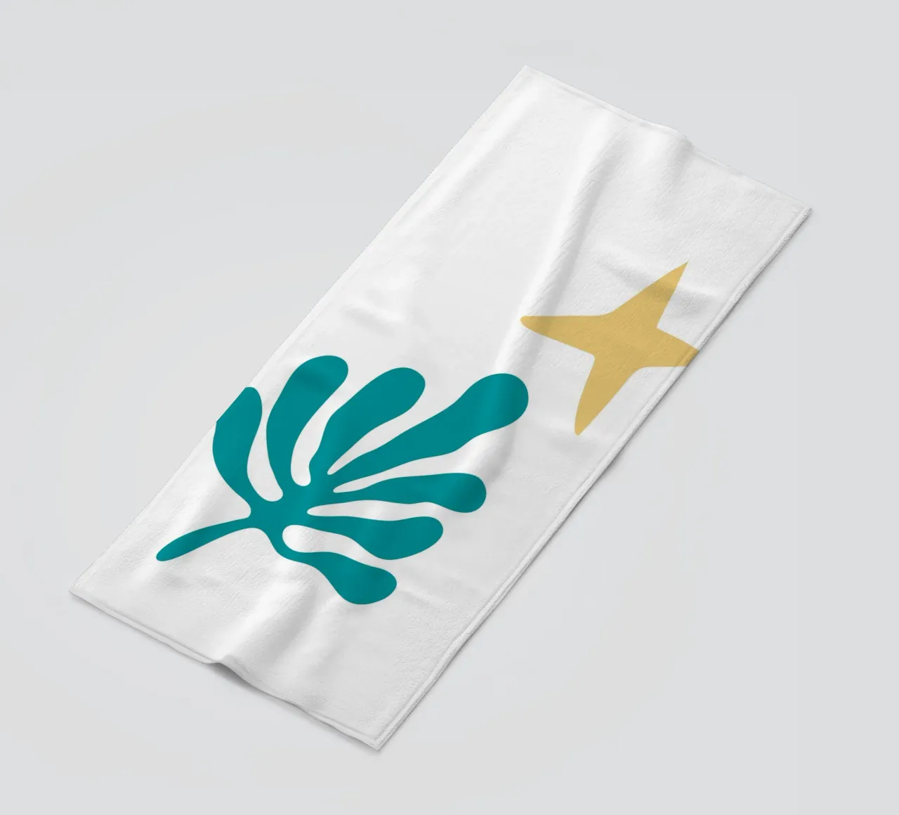 abstract leaf telo mare da ramosashop